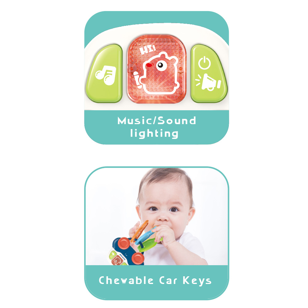Jucarie interactiva bebelusi - Chei, 6 luni+ - imagine 10
