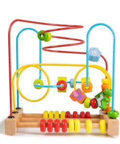 Labirint motricitate cu abac Animale – joc lemn 01.jpg