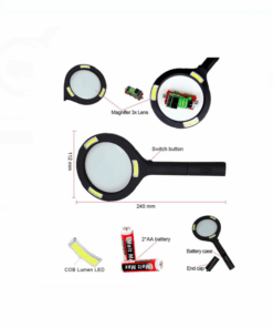 Lupa cu lumina pentru copii 24 cm 3 ani 04.png