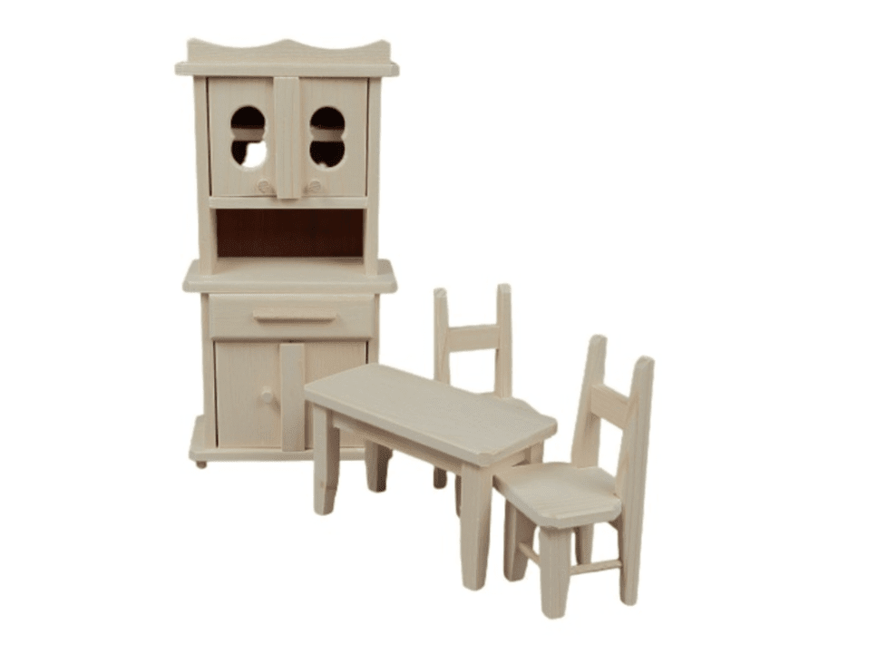 Mobilier Papusi din lemn natur Bucatarie 02.png