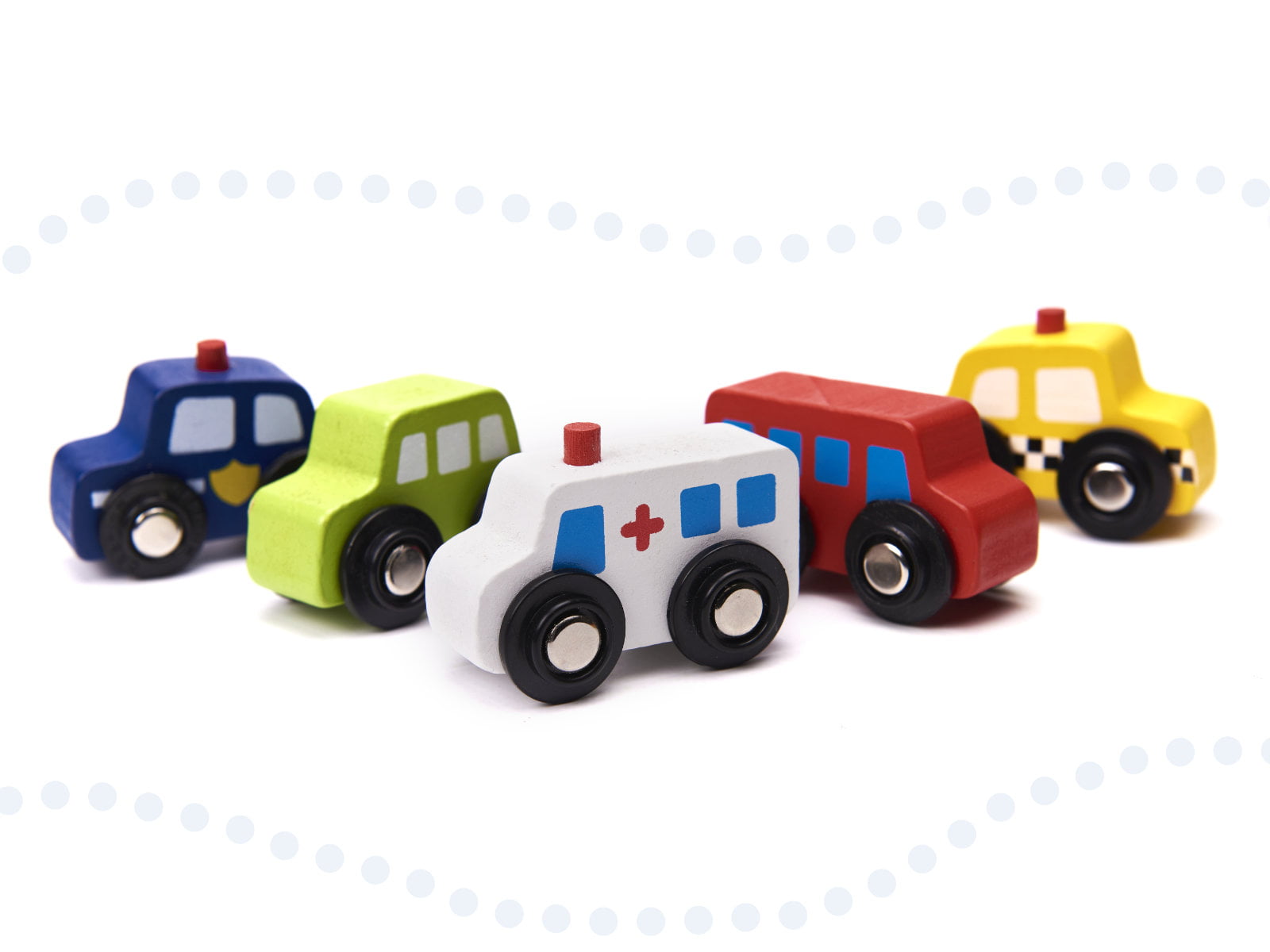 Orasel cu circuit auto si feroviar din lemn 70 piese 05.jpeg