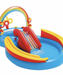 Piscina pentru copii cu Tobogan si Fantana 297x193x135 m Intex 02.png