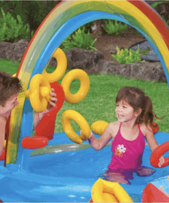 Piscina pentru copii cu Tobogan si Fantana 297x193x135 m Intex 03.png