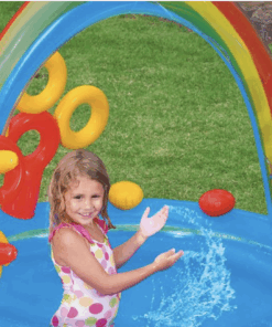 Piscina pentru copii cu Tobogan si Fantana 297x193x135 m Intex 04.png