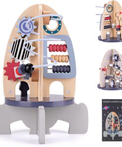 Placa senzoriala cu activitati Montessori Busy Board Racheta 01.jpg