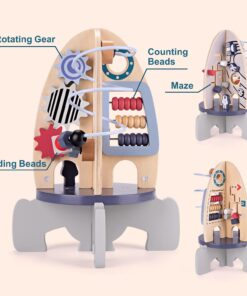 Placa senzoriala cu activitati Montessori Busy Board Racheta 04.jpg