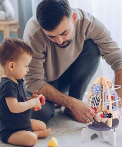 Placa senzoriala cu activitati Montessori Busy Board Racheta 05.jpg