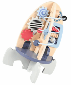 Placa senzoriala cu activitati Montessori Busy Board Racheta 06.png