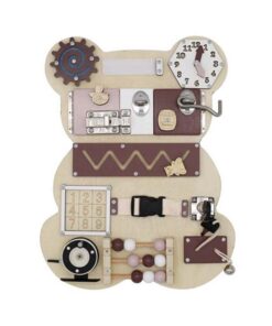 Placa senzoriala cu activitati Montessori Busy Board Ursulet 01.jpeg