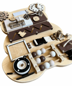 Placa senzoriala cu activitati Montessori Busy Board Ursulet 02.png