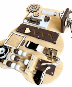 Placa senzoriala cu activitati Montessori Busy Board Ursulet 05.png