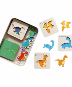 Primul Puzzle al bebelusului Joc de asociere cu dinozauri 24 piese 01.png