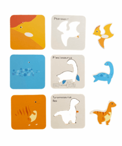 Primul Puzzle al bebelusului Joc de asociere cu dinozauri 24 piese 02.png