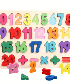 Puzzle Incastru 3D din Lemn cu cifre numere si semne aritmetice 01.png