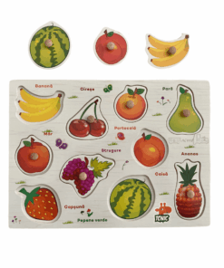 Puzzle Incastru din lemn cu Fructe in limba romana 01.png
