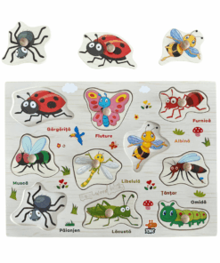 Puzzle Incastru din lemn cu Insecte in limba romana 01.png