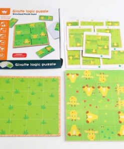 Puzzle Montessori cu Girafa Joc de logica cu 10 piese 03.jpeg