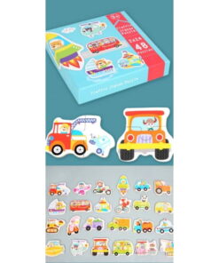 Puzzle din 2 piese pentru bebelusi Mijloace de transport 48 piese 02.jpg