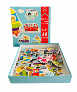 Puzzle din 2 piese pentru bebelusi Mijloace de transport 48 piese 03.png