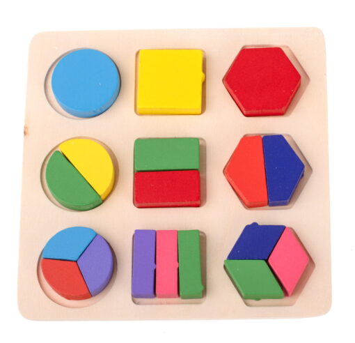 Puzzle din lemn cu Forme geometrice 18 piese 01.jpeg