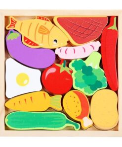 Puzzle educativ din lemn – Tetris 3D cu alimente.jpg