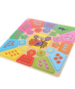 Puzzle incastru cu ceas animale si forme geometrice 03.jpg