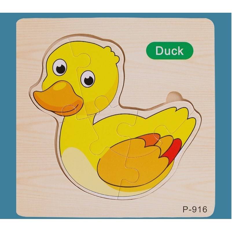 Puzzle incastru din lemn Ratusca.jpg