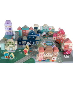 Set 115 Cuburi de constructie pastelate din lemn Orasel 01.jpeg