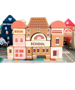 Set 115 Cuburi de constructie pastelate din lemn Orasel 03.jpeg