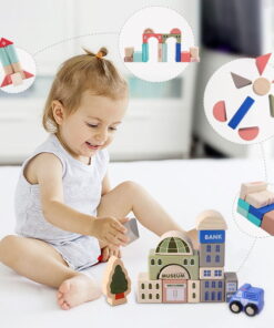 Set 115 Cuburi de constructie pastelate din lemn Orasel 12.jpeg