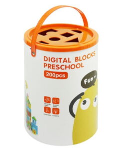 Set 200 de cuburi in galetusa cu sortator de forme pentru prescolari 03.jpeg