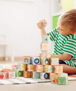 Set 26 cuburi din lemn litere cifre animale obiecte 18 luni 07.jpg