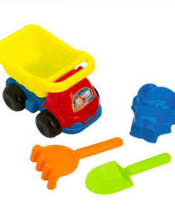 Set 4 jucarii pentru plaja si nisip 16x11cm Camion 01.png