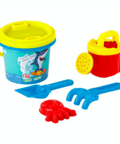 Set 5 jucarii pentru plaja si nisip 14x11 cm Rechin 01.png
