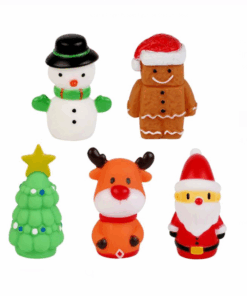 Set 5 marionete pentru mana Tematica Craciun 01.png