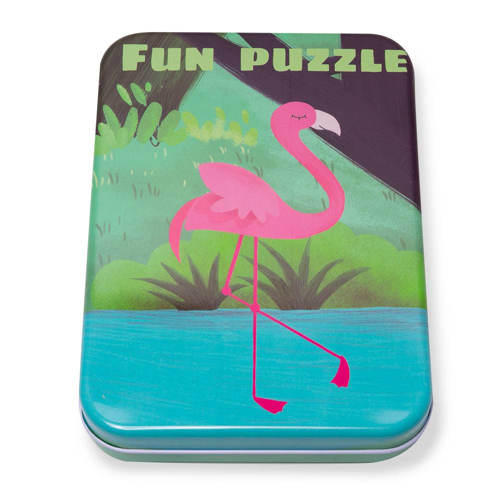 Set 5 puzzle uri cu Flamingo si animale salbatice 01.jpeg