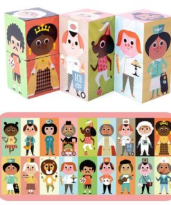 Set 6 cuburi puzzle din lemn Meserii04.jpg