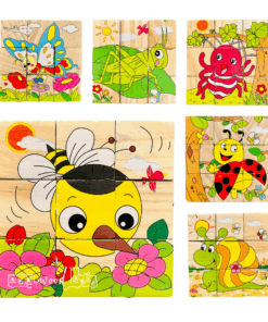 Set 6 puzzle cubic din lemn Animale salbatice 9 cuburi 01.png