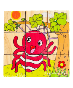 Set 6 puzzle cubic din lemn Animale salbatice 9 cuburi 02.png