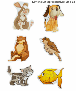 Set 6 puzzle uri bebelusi din 2 sau 3 piese mari Animale de companie 03 1.png
