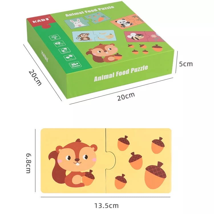 Set Puzzle de asociere cu 2 piese Animale si cifre 01.jpg