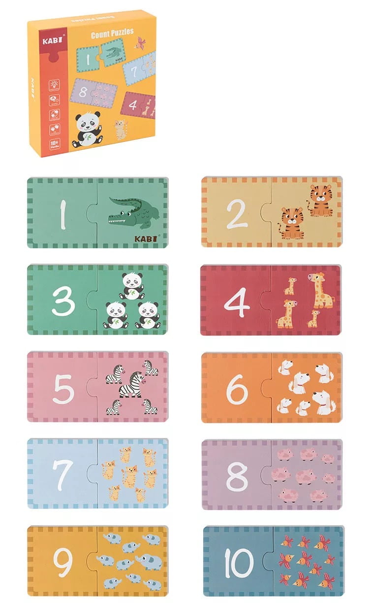Set Puzzle de asociere cu 2 piese Animale si cifre 02.jpg