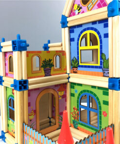 Set de constructie din lemn 128 piese Micul Arhitect 04 1.jpg