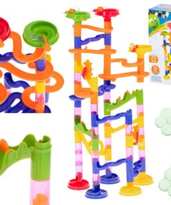 Set de constructie labirint cu bile Marble Race 74 piese 01.jpeg