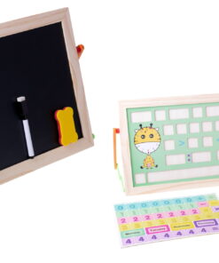 Tabla din lemn de scris si desenat cu panou educational 02.jpeg