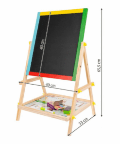 Tabla din lemn magnetica cu 2 suprafete tip Sevalet 66 cm 07.png