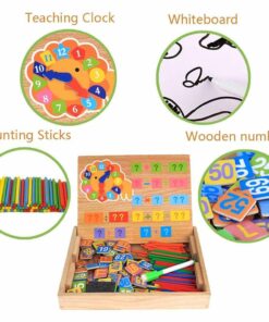 Tabla multifunctionala ceas si litere magnetica 4 5.jpg