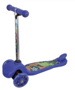 Trotineta Skate pentru Baieti Albastru cu Roti Iluminate LED 01.jpg