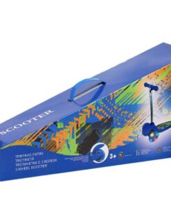 Trotineta Skate pentru Baieti Albastru cu Roti Iluminate LED 04.jpg