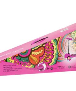 Trotineta Skate pentru Fetite Fuchsia cu Roti Iluminate LED 01.jpg